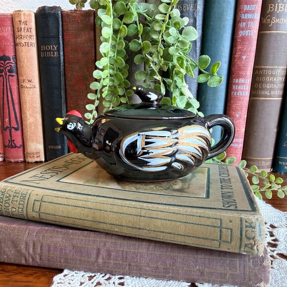 Vintage Redware Chicken Creamer - Picture 4 of 16